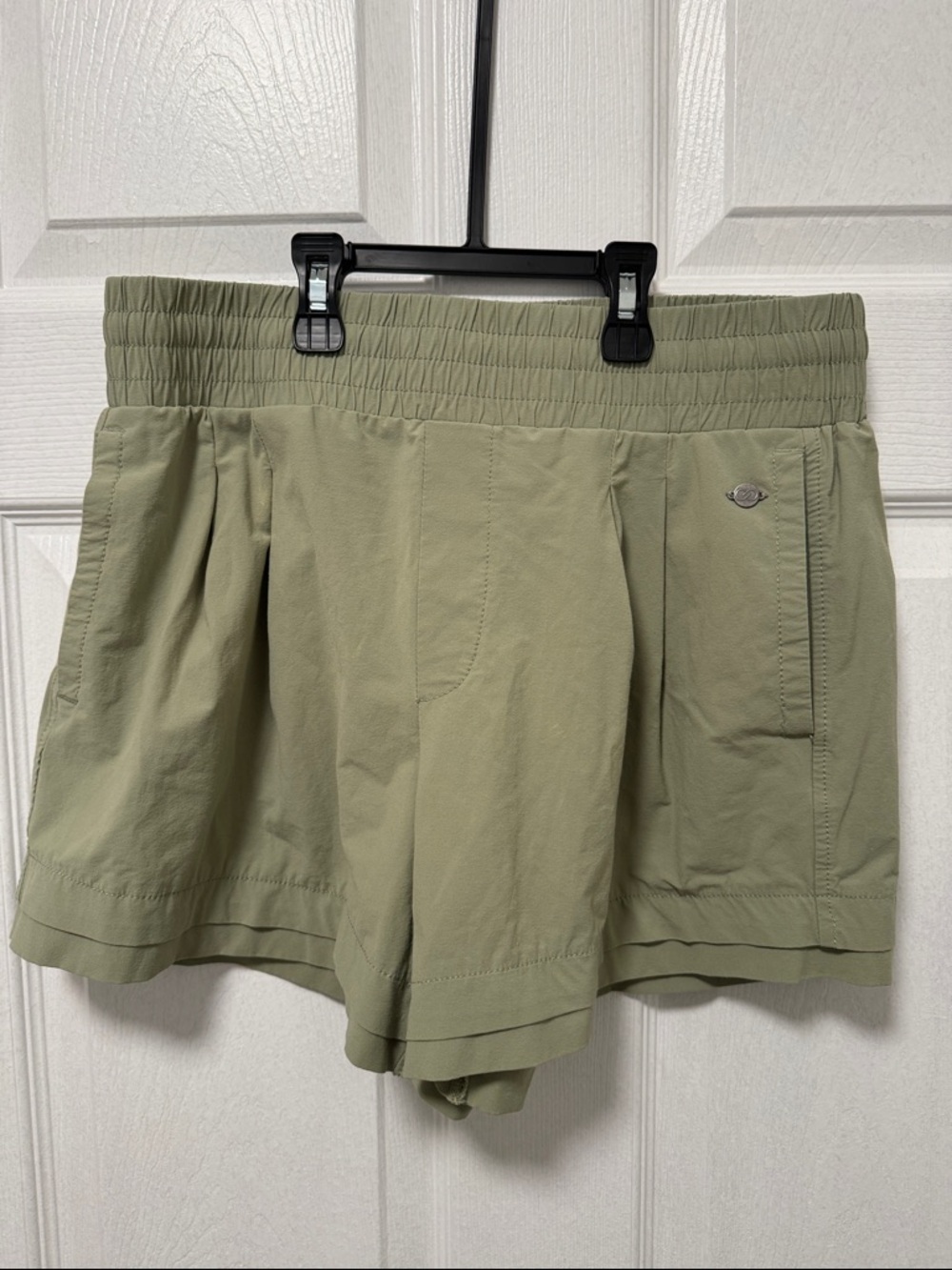 Calia Olive Elastic-Waist women’s Athletic Shorts